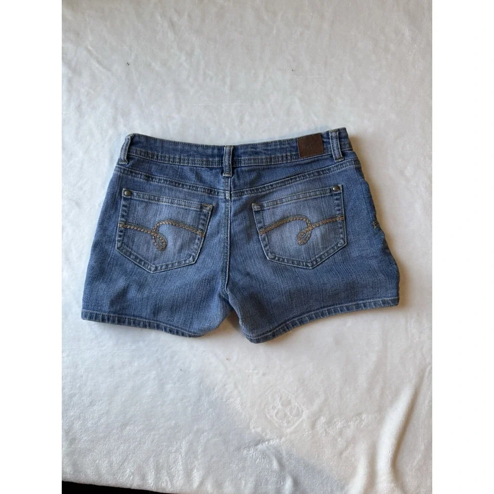Justice Girls Denim Blue Shorts 16R